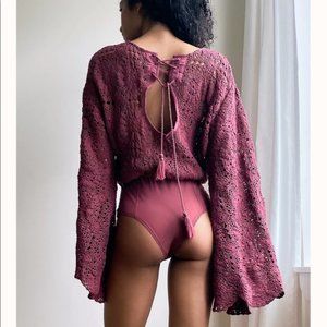Desert Daze Crochet Bodysuit by Free People